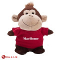 customized OEM design plush monkey bean bag